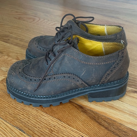 Vintage Oxford Leather Loafers | Tattoo by Robert Wayne | Women’s Sz 9 - Picture 5 of 9